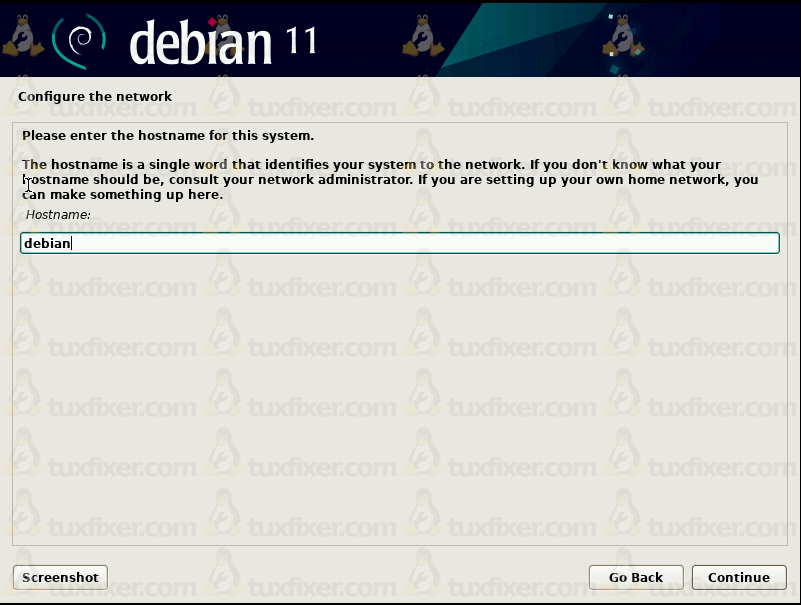 Debian 11 set your hostname