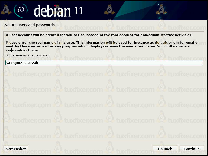 Debian 11 add new user