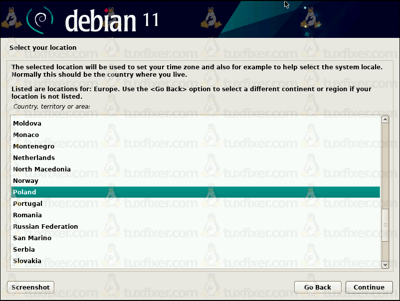 Debian 11 Bullseye regional settings