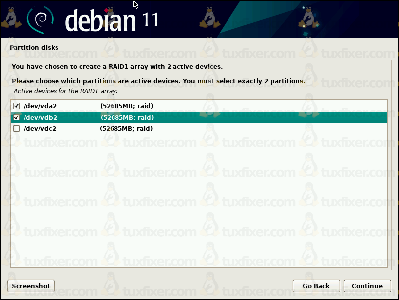 Debian 11 Bullseye RAID1 active devices
