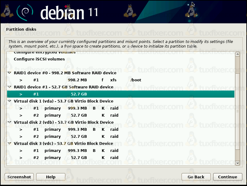 Debian 11 create physical volume for LVM