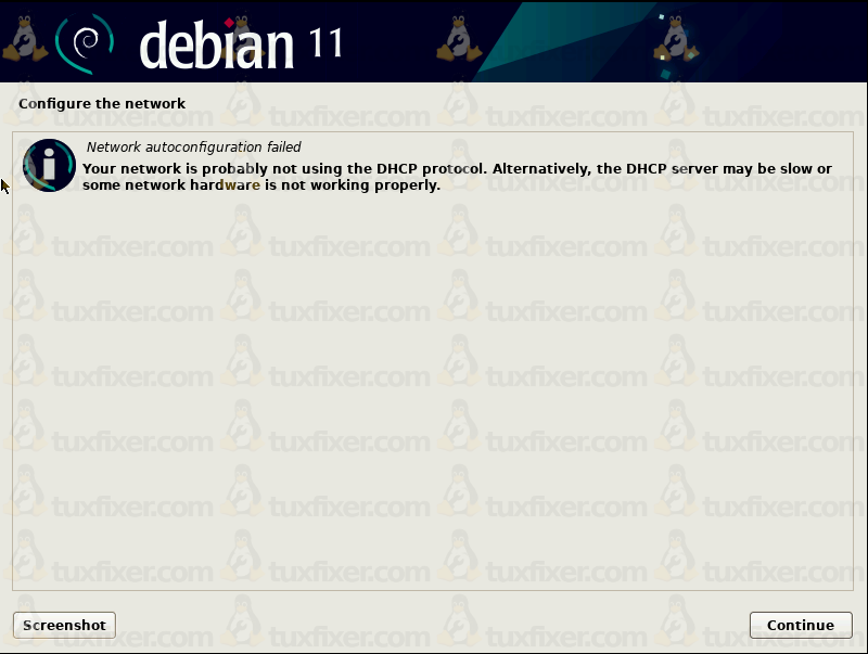 Debian 11 Bullseye network autoconfiguration fails