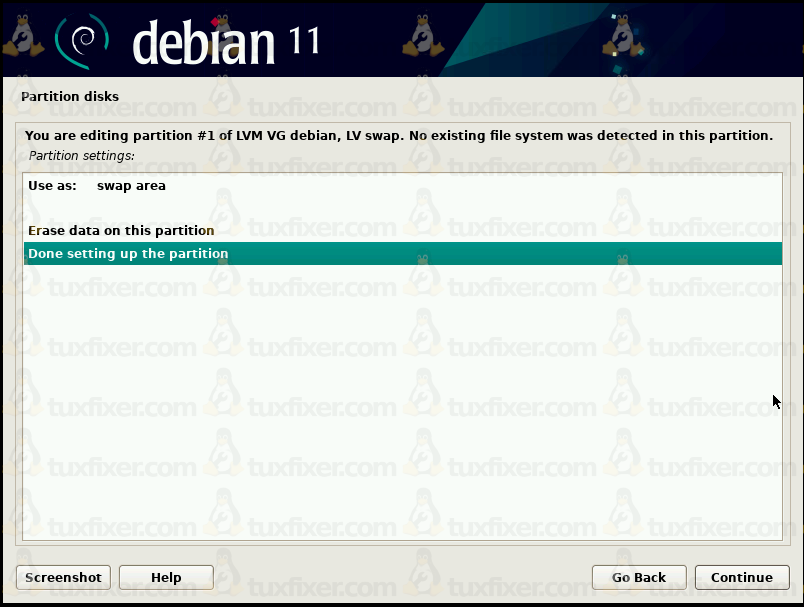 Debian 11 Bullseye create swap area