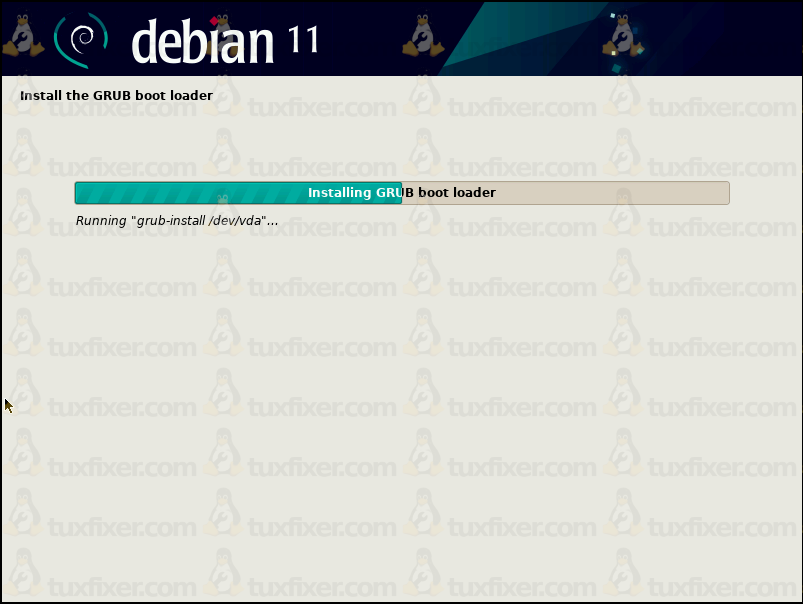 Debian 11 Bullseye grub-install command